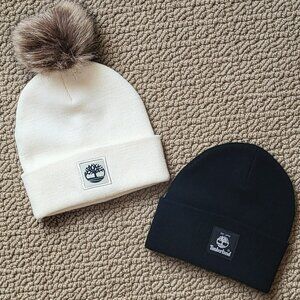 Timberland beanies set of 2